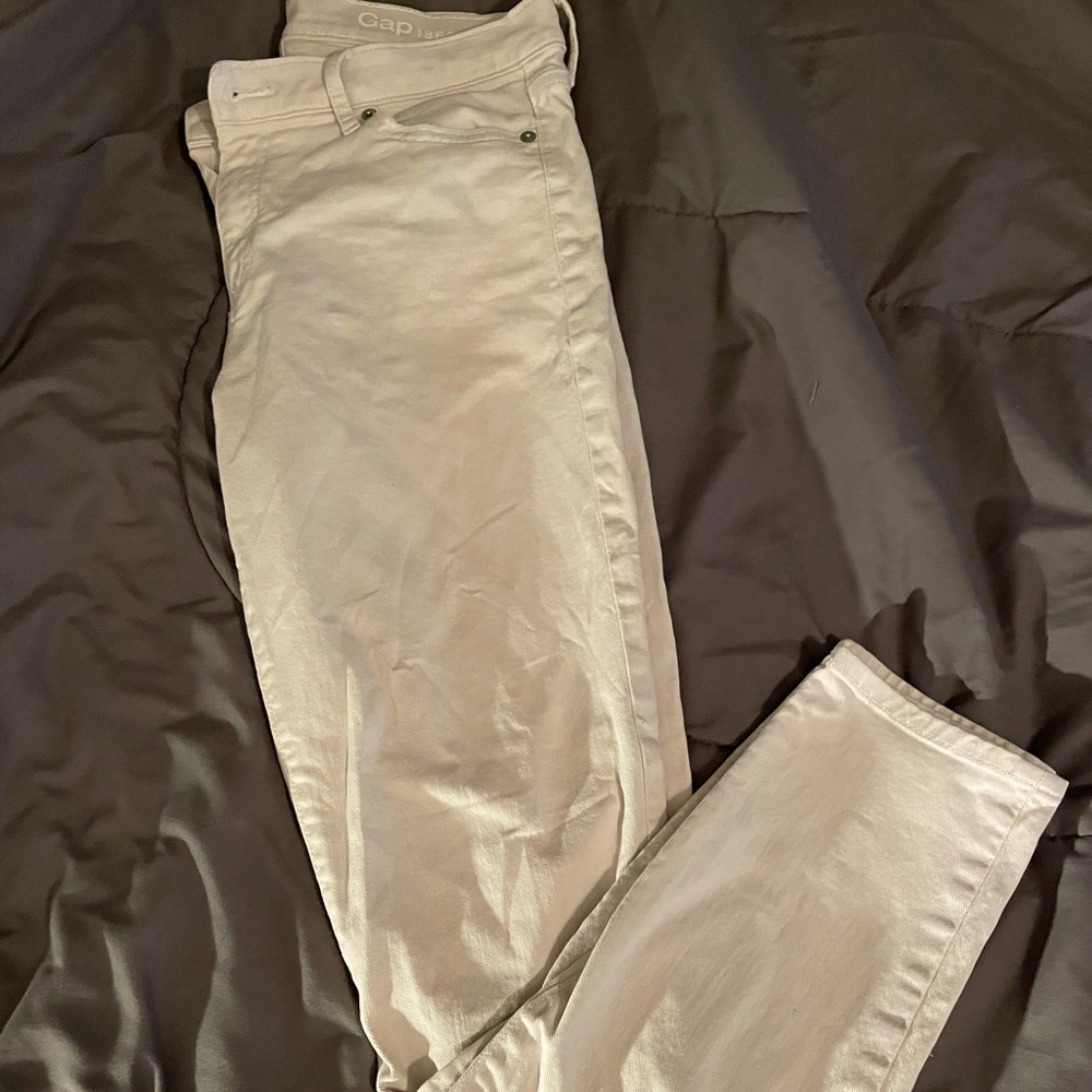 Gap off-white/grey jeggings size 8